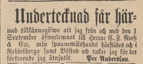 ENGELHOLMS TIDNING – 12 september 1882