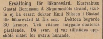 HALLANDSPOSTEN – 26 februari 1883 (forts.)