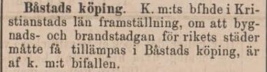 KRISTIANSTADSBLADET – 30 april 1883