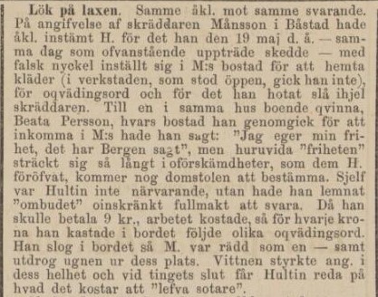 ÖRESUNDSPOSTEN – 9 juni 1883