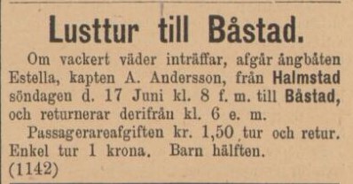 HALLANDSPOSTEN – 13 juni 1883