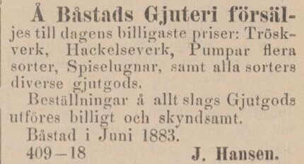 BÅSTADS TIDNING – 28 juni 1883 (forts.)