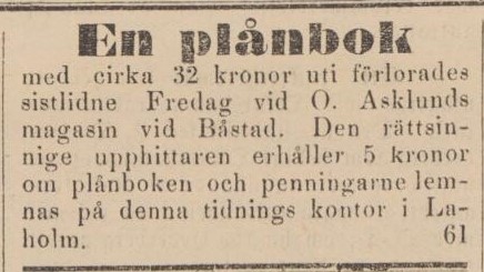BÅSTADS TIDNING – 1 november 1883 (forts.)