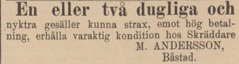 ÖRESUNDSPOSTEN – 12 november 1883