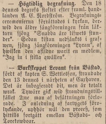 BÅSTADS TIDNING – 20 december 1883 (forts.)