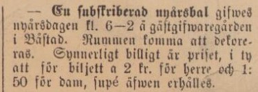 BÅSTADS TIDNING – 24 december 1883 (forts.)