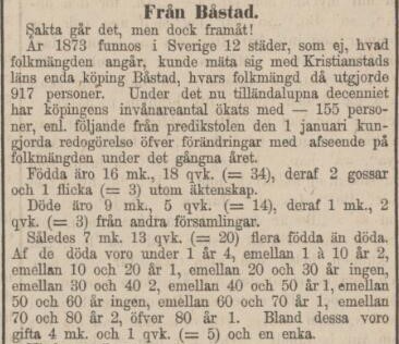 HELSINGBORGSTIDNINGEN SKÅNES ALLEHANDA – 3 januari 1884