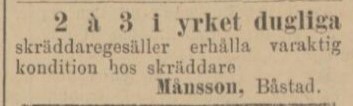 HALLAND – 14 februari 1884 (forts.)