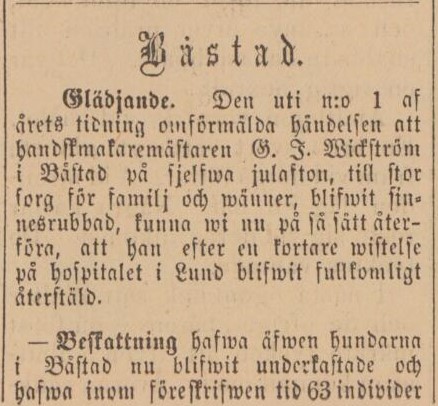 BÅSTADS TIDNING – 28 februari 1884 (forts.)