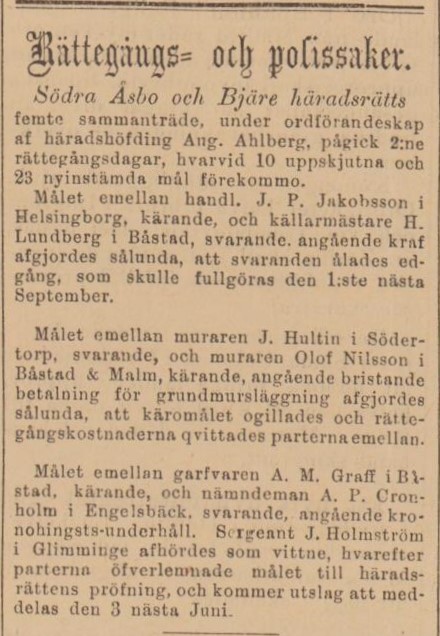 BÅSTADS TIDNING – 8 maj 1884 (forts.)