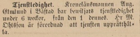 ENGELHOLMS TIDNING – 4 juli 1884