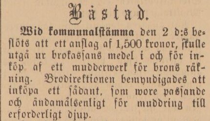 BÅSTADS TIDNING – 10 juli 1884