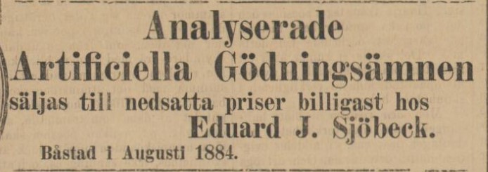 HALLAND – 26 augusti 1884