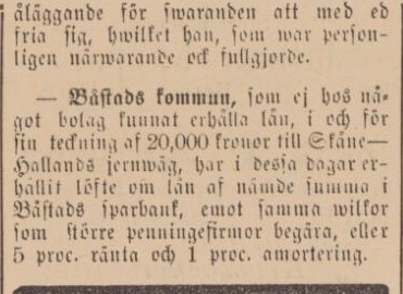 BÅSTADS TIDNING – 3 september 1884 (forts.)