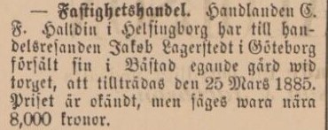 BÅSTADS TIDNING – 1 oktober 1884 (forts.)