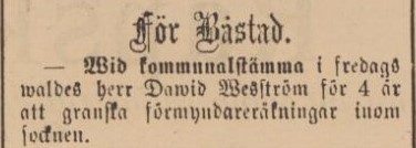 BÅSTADS TIDNING – 15 oktober 1884 (forts.)