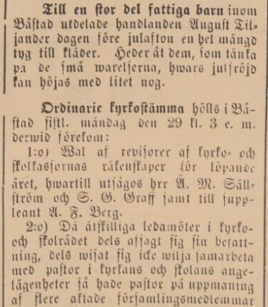 BÅSTADS TIDNING – 31 december 1884 (forts.)
