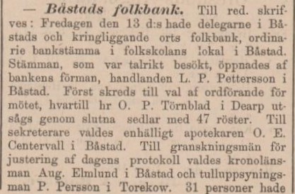 HELSINGBORGS DAGBLAD – 16 mars 1885