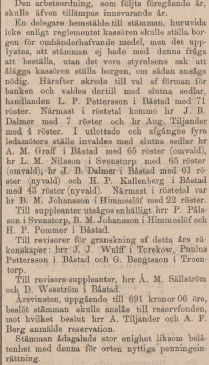 HELSINGBORGS DAGBLAD – 16 mars 1885 (forts.)