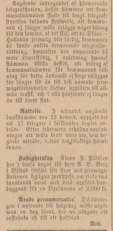 BÅSTADS TIDNING – 24 mars 1885 (forts.)