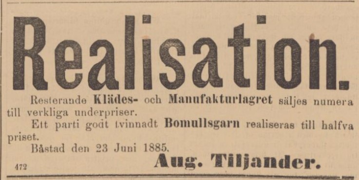 BÅSTADS TIDNING – 27 juni 1885