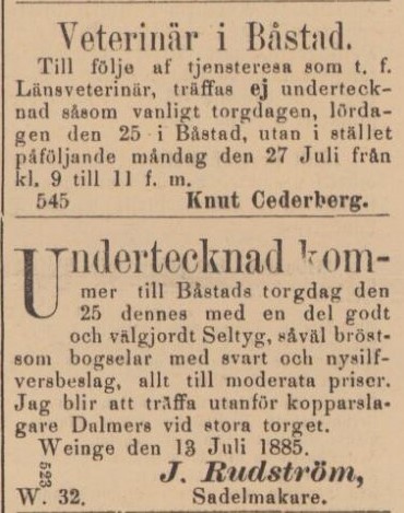 BÅSTADS TIDNING – 22 juli 1885 (forts.)