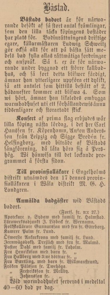 BÅSTADS TIDNING – 22 juli 1885 (forts.)