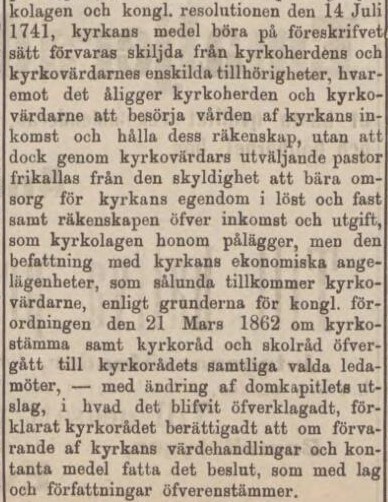 LUNDS WECKOBLAD – 28 juli 1885 (forts.)