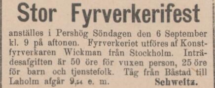 ÖRESUNDSPOSTEN – 4 september 1885
