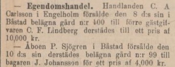 ÖRESUNDSPOSTEN – 12 september 1885