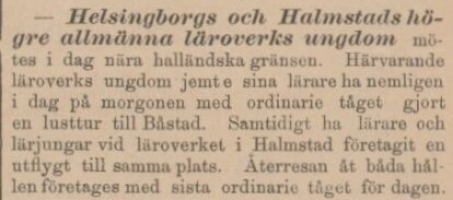HELSINGBORGS DAGBLAD – 12 september 1885