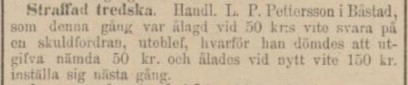 HELSINGBORGSTIDNINGEN SKÅNES ALLEHANDA – 13 oktober 1885