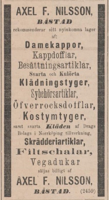 BÅSTADS TIDNING – 28 oktober 1885 (forts.)