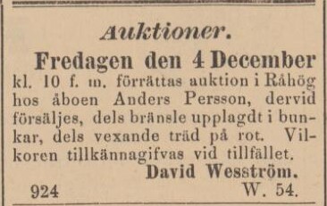 BÅSTADS TIDNING – 25 november 1885 (forts.)