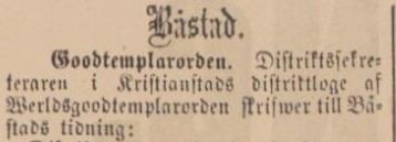 BÅSTADS TIDNING – 13 januari 1886