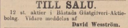 ÖRESUNDSPOSTEN – 23 januari 1886