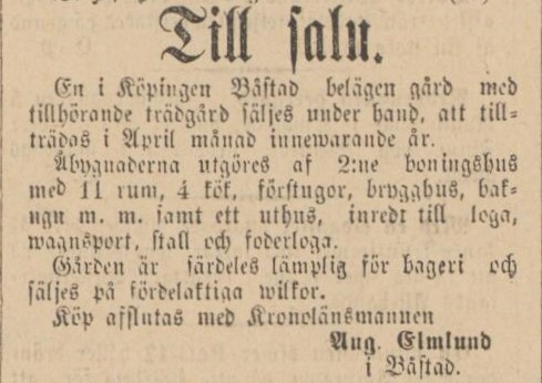 ENGELHOLMS TIDNING – 13 mars 1886