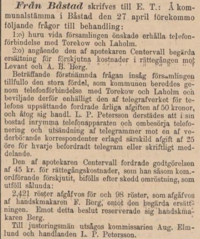 HELSINGBORGSTIDNINGEN SKÅNES ALLEHANDA – 4 maj 1886
