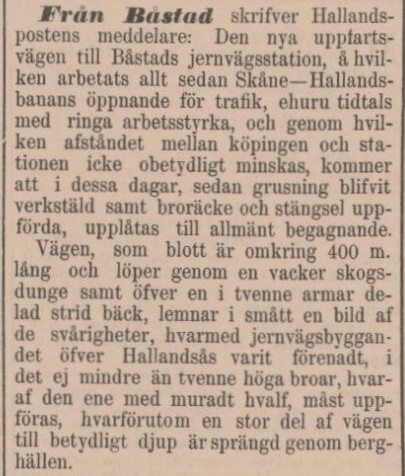 HALLANDSPOSTEN – 10 maj 1886