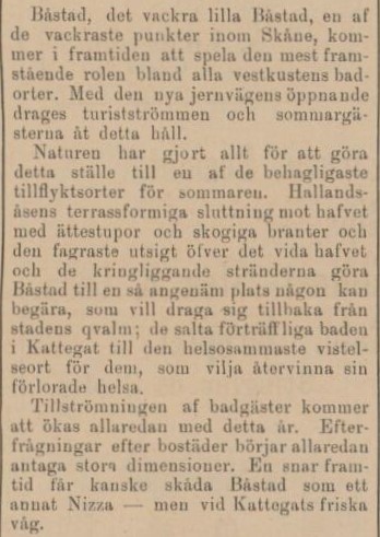 YSTADSPOSTEN – 11 maj 1886
