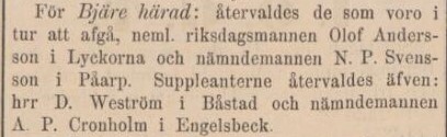 HELSINGBORGSTIDNINGEN SKÅNES ALLEHANDA – 1 maj 1886 (forts.)