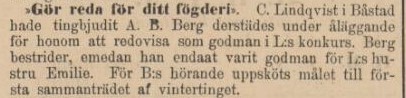 HELSINGBORGSTIDNINGEN SKÅNES ALLEHANDA – 18 maj 1886