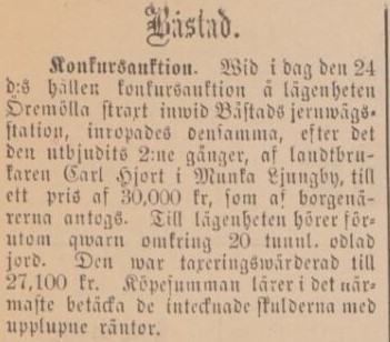 BÅSTADS TIDNING – 26 maj 1886