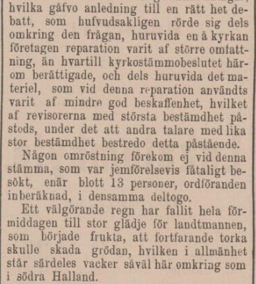 HALLANDSPOSTEN – 18 juni 1886 (forts.)