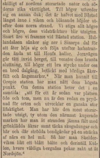 GÖTEBORGS HANDELS- OCH SJÖFARTSTIDNING – 9 juli 1886 (forts.)