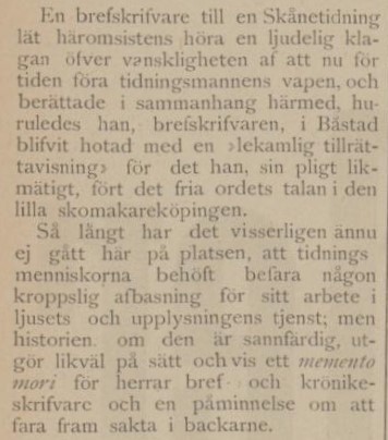 HALLANDS ALLEHANDA – 14 augusti 1886
