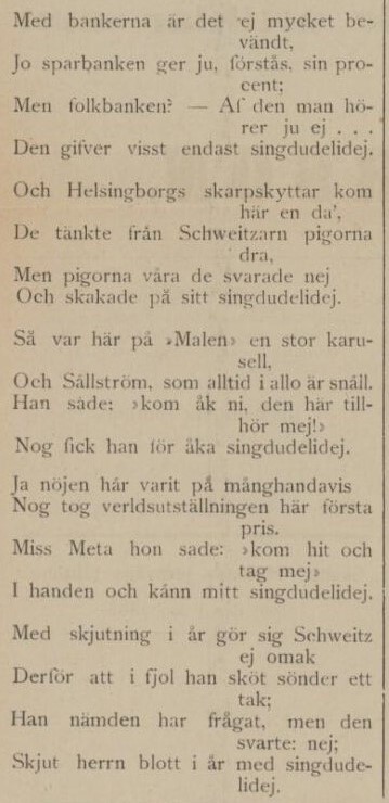 HALLANDS ALLEHANDA – 28 augusti 1886 (forts.)