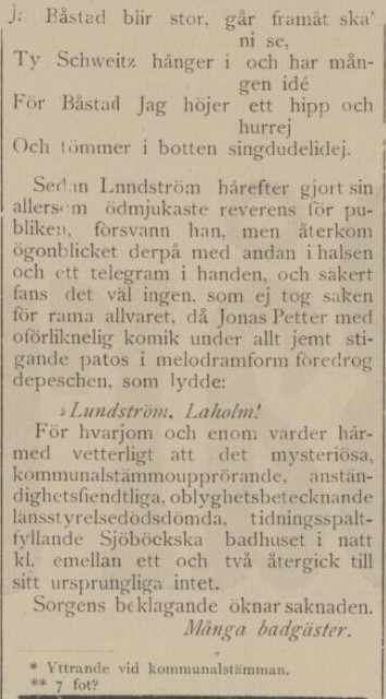 HALLANDS ALLEHANDA – 28 augusti 1886 (forts.)