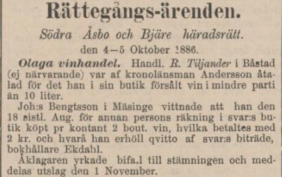 HELSINGBORGS DAGBLAD – 7 oktober 1886