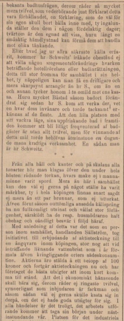 ÖRESUNDSPOSTEN – 2 december 1886 (forts.)